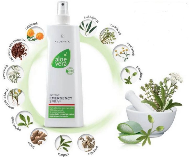 Алое Вера 83% спрей LR Швидка допомога універсальний (Emergency spray Aloe Vera), 400 мл фото