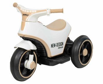 Дитячий електроскутер KML 013 (Біло- бежевий) Maraton фото