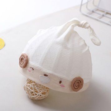 Шапка дитяча Baby (Молочний 35-40см) фото