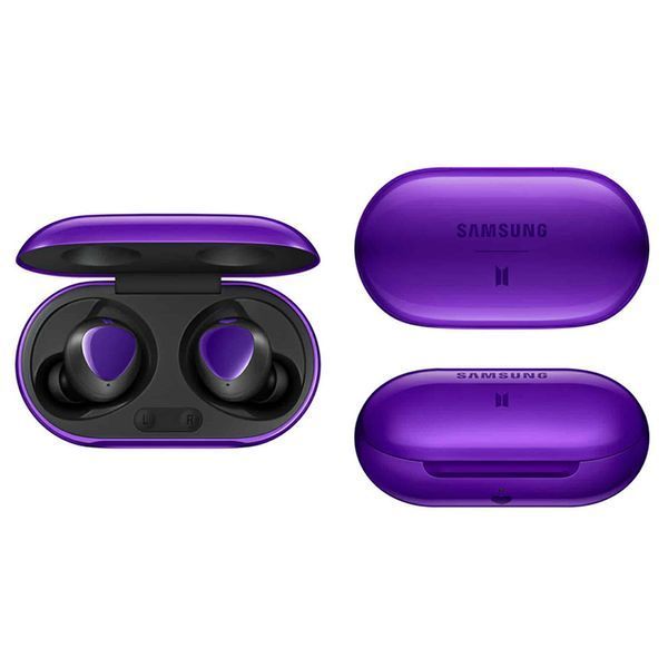 Беспроводные Bluetooth-наушники Samsung Buds+ с чехлом. Цвет: фиолетовый фото