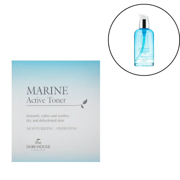 Пробник Тонер для лица с керамидами The Skin House Marine Active Toner, 2 мл фото