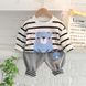 Костюм детский двойка в полоску Blue Bear (Черно-белый 110см)