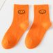 Носки детские однотонные с улыбкой Baby Socks (Оранжевый 1-3 года) фото