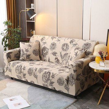Чохол на 3-місний диван Diana Textile з принтом 190-230 см фото
