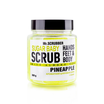 Сахарный скраб для тела "Pineapple" Mr.Scrubber Sugar Baby Hands Feet & Body Scrub фото