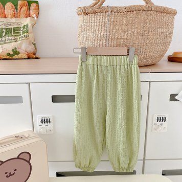 Штаны детские летние Baby Basic (Салатовые 110см) фото