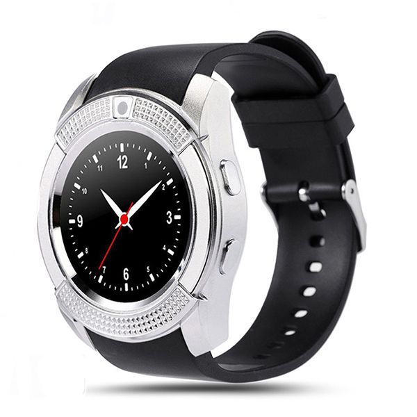 Умные смарт-часы Smart Watch V8. Цвет: серебро фото