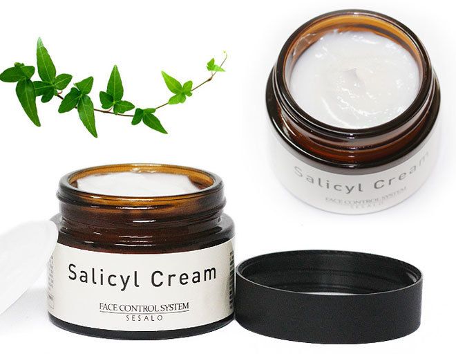 Крем для обличчя саліциловий з ефектом пілінгу Elizavecca Sesalo Salicyl Cream, 50 Мл фото