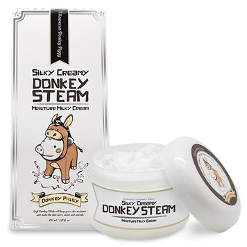 Крем Для Шкіри Молочний Зволожуючий Elizavecca Silky Creamy Donkey Steam Moisture Milky Cream, 100 Мл фото