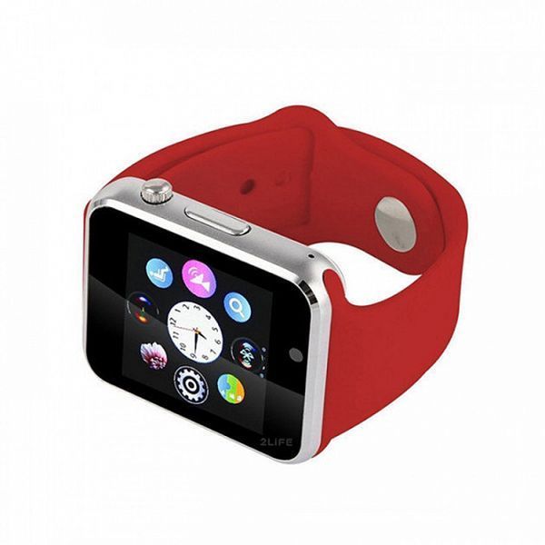 Смарт-годинник Smart Watch A1 розумний електронний зі слотом під sim-карту + карту пам'яті micro-sd. Колір: червоний фото