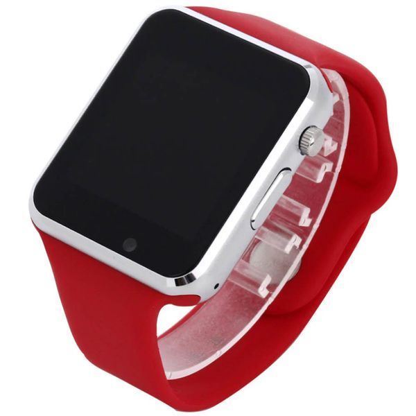 Смарт-годинник Smart Watch A1 розумний електронний зі слотом під sim-карту + карту пам'яті micro-sd. Колір: червоний фото