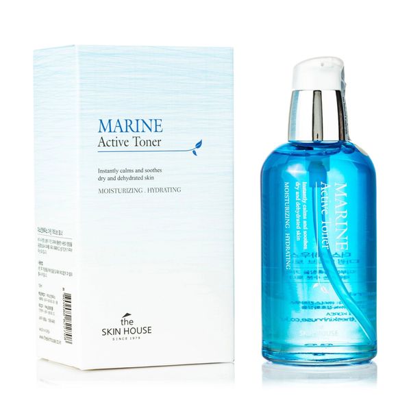 Тонер для обличчя з керамідами The Skin House Marine Active Toner 130 мл фото