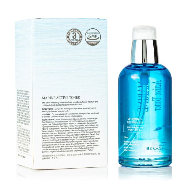 Тонер для обличчя з керамідами The Skin House Marine Active Toner 130 мл фото