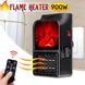 Портативный обогреватель Flame Heater 900 Вт, тепловой вентилятор, обогреватель для дома, ветродуйчик ws71997 фото 32