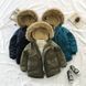 Зимняя парка с капюшоном из искусственного меха, голубая, 120 см 26352-блакитна-120 фото 3