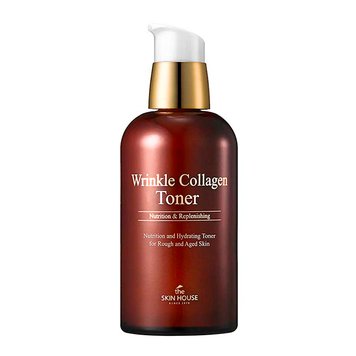 Антивозрастной тонер для лица с коллагеном The Skin House Wrinkle Collagen Toner, 130 мл фото