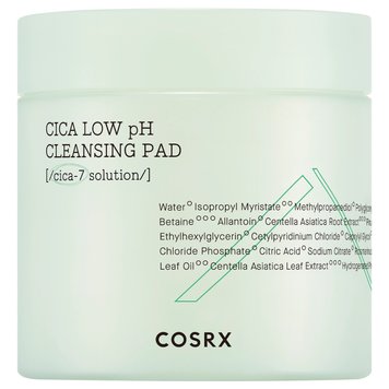 Cosrx - Очищувальні диски для обличчя - Pure Fit Cica Low pH Cleansing Pad - 100шт. фото