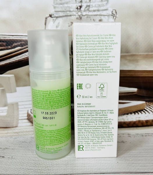 Алое Вера Освіжаючий крем-гель LR Aloe Vera Refreshing Gel Cream LR Health & Beauty, 50 мл фото