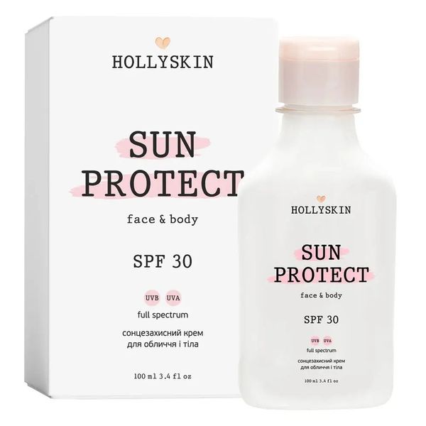 Солнцезащитный крем для лица и тела Hollyskin Sun Protect SPF 30 для лица и тела фото