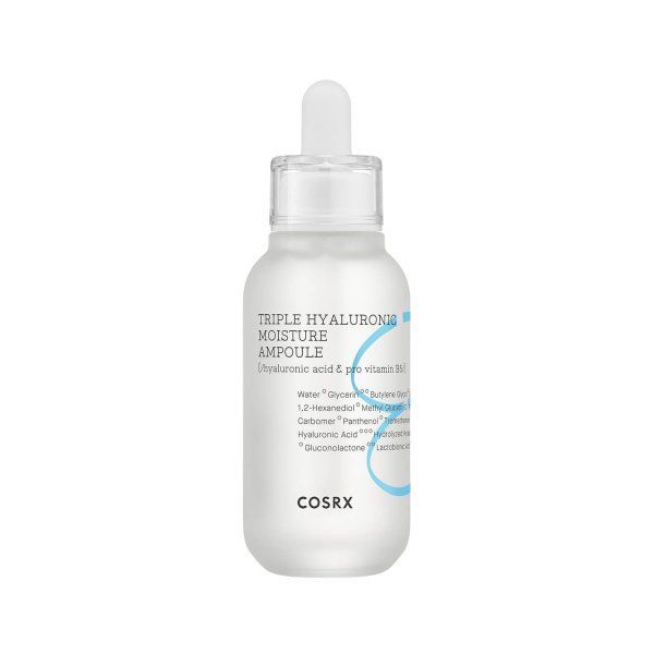 Ампульна сироватка з гіалуроновою кислотою COSRX Hydrium Triple Hyaluronic Moisture Ampoule, 40 мл фото