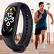 Фитнес браслет FitPro Smart Band M7 (смарт часы, пульсоксиметр, пульс). Цвет: черный ws67697 фото 5