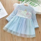 Платье для девочки голубое , размер 90 che_1920_90 фото