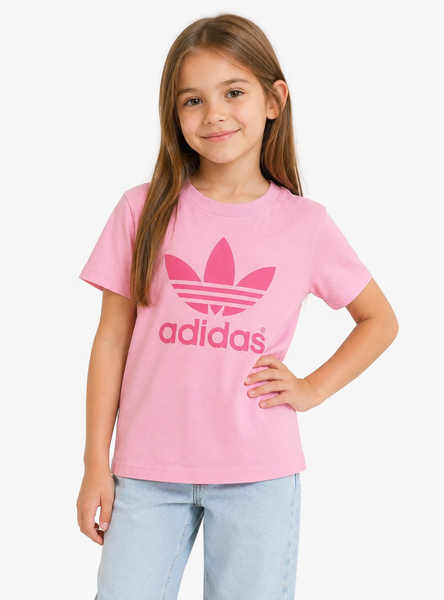 Футболка дитяча adidas 120см Рожевий фото