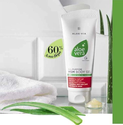 Aloe Vera 60% MSM гель для тела с органической серой LR Health & Beauty, 200 мл фото