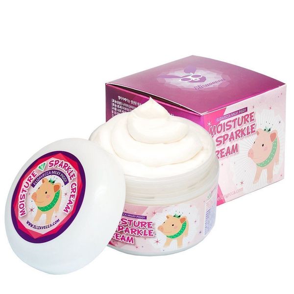 Крем Зволожуючий З Ефектом Сяйва Elizavecca Milky Piggy Moisture Sparkle Cream, 100 Мл фото