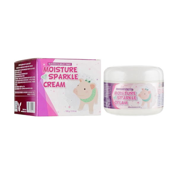 Крем Зволожуючий З Ефектом Сяйва Elizavecca Milky Piggy Moisture Sparkle Cream, 100 Мл фото