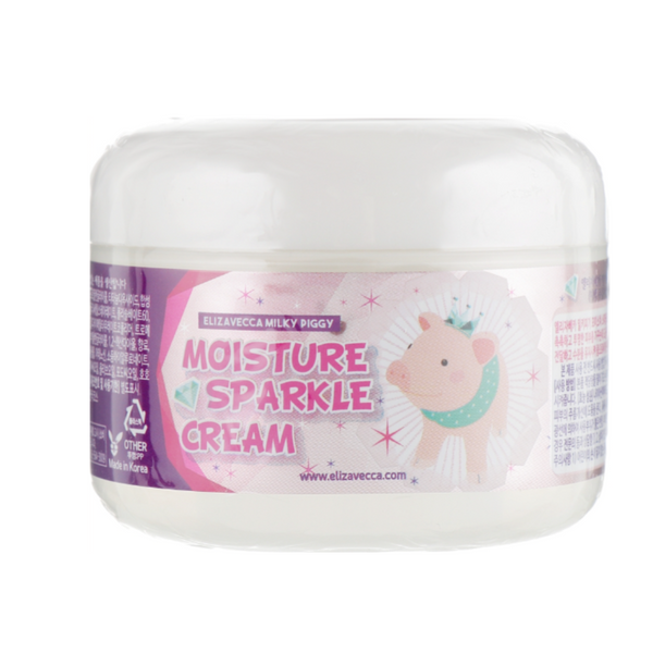 Крем Зволожуючий З Ефектом Сяйва Elizavecca Milky Piggy Moisture Sparkle Cream, 100 Мл фото