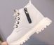 Ботиночки детские зимние с мехом like timberland белые, размер 25 che_20564_25 фото 5