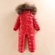 Комбинезон детский на змейке (Красный 110см)