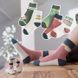 Набор носков детских теплых 5 пар (Темно-розовый 3-5 лет)