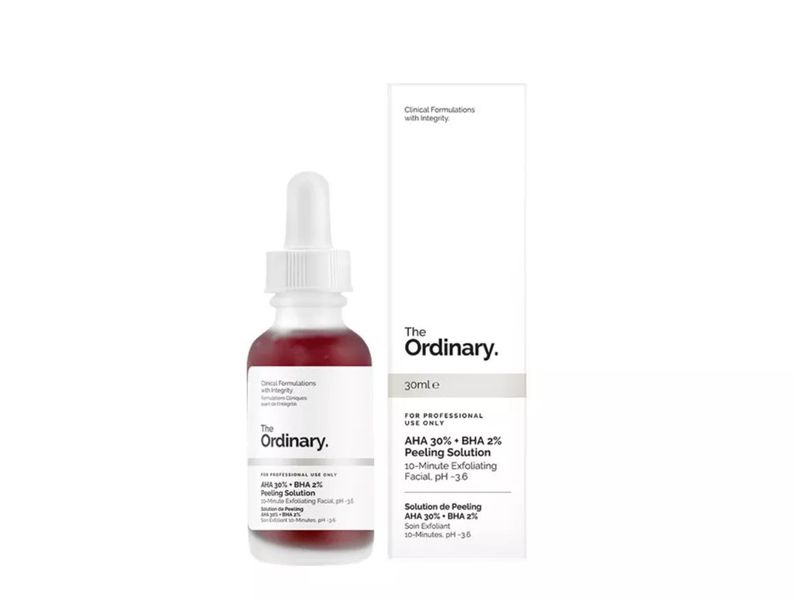 The Ordinary - AHA 30% + BHA 2% Peeling Solution - Кислотный пилинг для лица - 30 ml фото