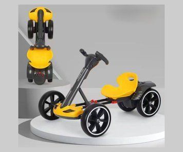 Дитячий електрокар GO KART F1 (Жовтий) Maraton фото