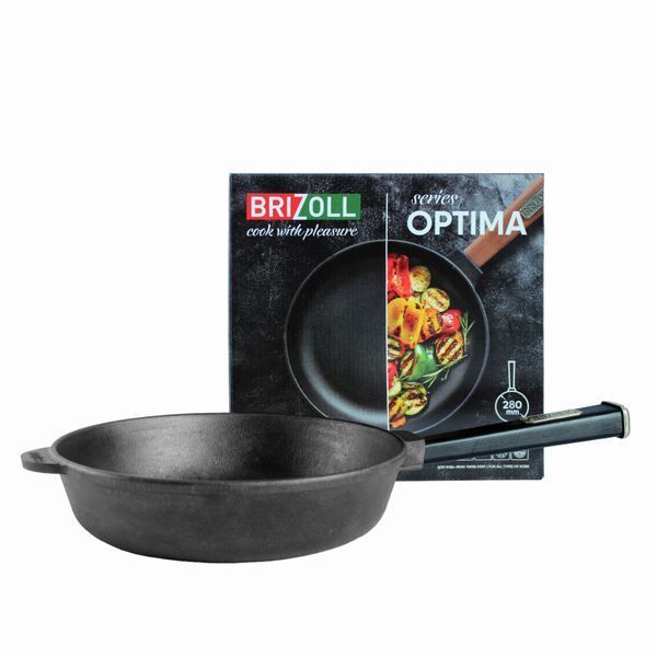 Чавунна сковорода Optima-Black 280 х 60 мм фото
