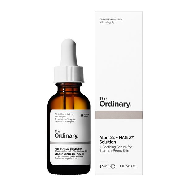 The Ordinary - Aloe 2% + NAG 2% Solution - Сироватка для обличчя з алое - 30ml фото