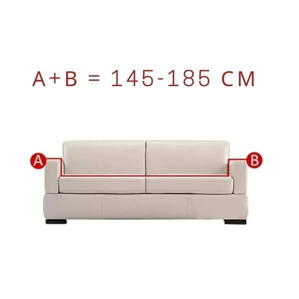 Чохол на 2-місний диван еластичний Homytex Біфлекс Принт фото