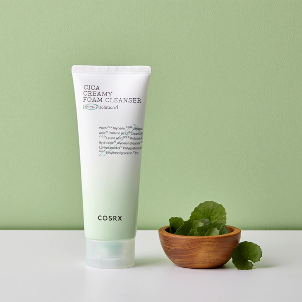 Кремообразная пена для умывания с экстрактом центеллы COSRX Pure Fit Cica Creamy Foam Cleanser, 150 мл фото