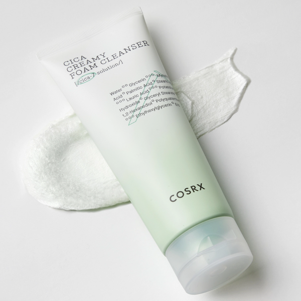 Кремоподібна пінка для вмивання з екстрактом центелли COSRX Pure Fit Cica Creamy Foam Cleanser, 150 мл фото