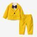 Костюм детский тройка вельветовый Baby Gentleman, 100см, Желтый  фото