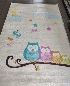 Ковер детский безворсовый Chilai Home OWL Совы фото