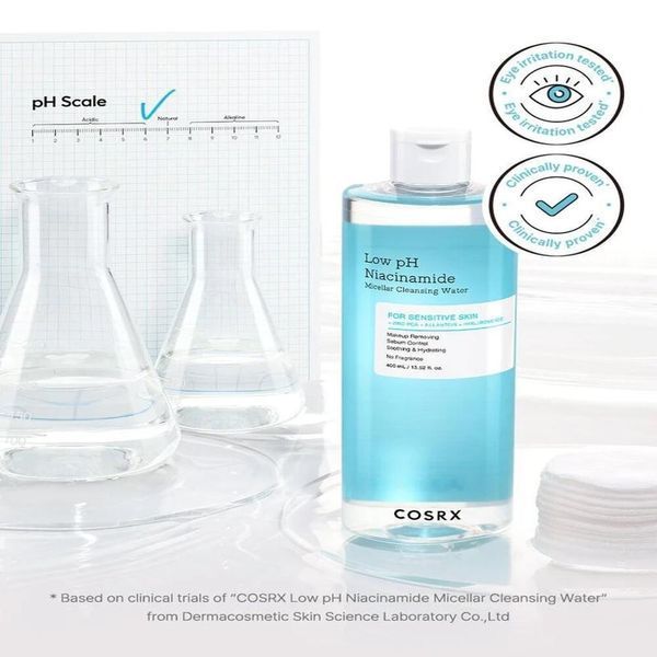 Мицеллярная вода с ниацинамидом Cosrx Low pH Niacinamide Micellar Cleansing Water, 400 мл фото