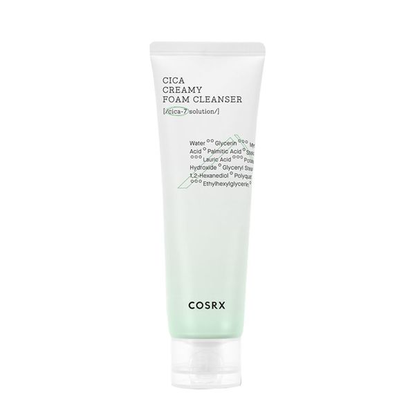 Кремообразная пена для умывания с экстрактом центеллы COSRX Pure Fit Cica Creamy Foam Cleanser, 75 мл фото