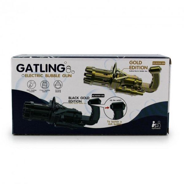 Пулемет детский с мыльными пузырями Gatling Миниган WJ 950 фото