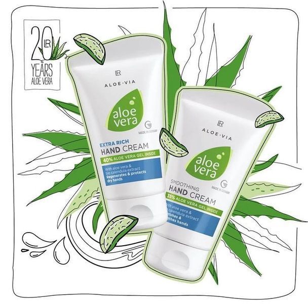 Пом'якшуючий крем для рук Алое Вера 35% ALOE VIA Aloe Vera LR Health & Beauty, 75 мл фото