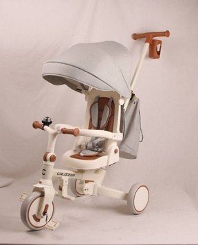 Беговел Tri-cycle 6in1 Cruiser Milano 002 with bag (Коричневый) фото