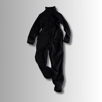 Комбинезон флис с нашивкой AW Alwair kids Черный 116-122 81036 фото