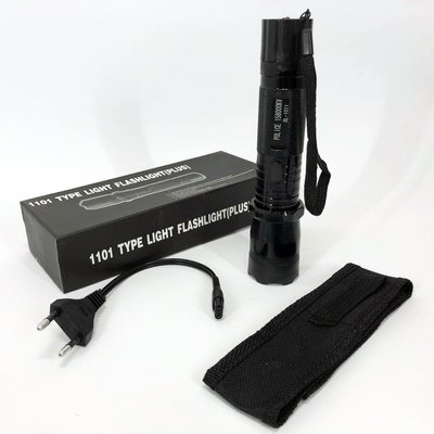 Світлодіодний ліхтарик з відлякувачем Police BL-1101 ЗУ 220В + чохол, ліхтар ручний тактичний фото